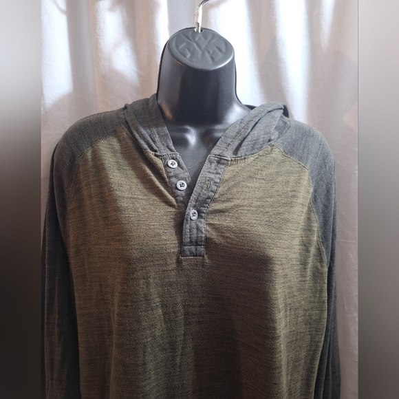Faded glory thin hoodie raglan sleeves size large - Picture 2 of 6